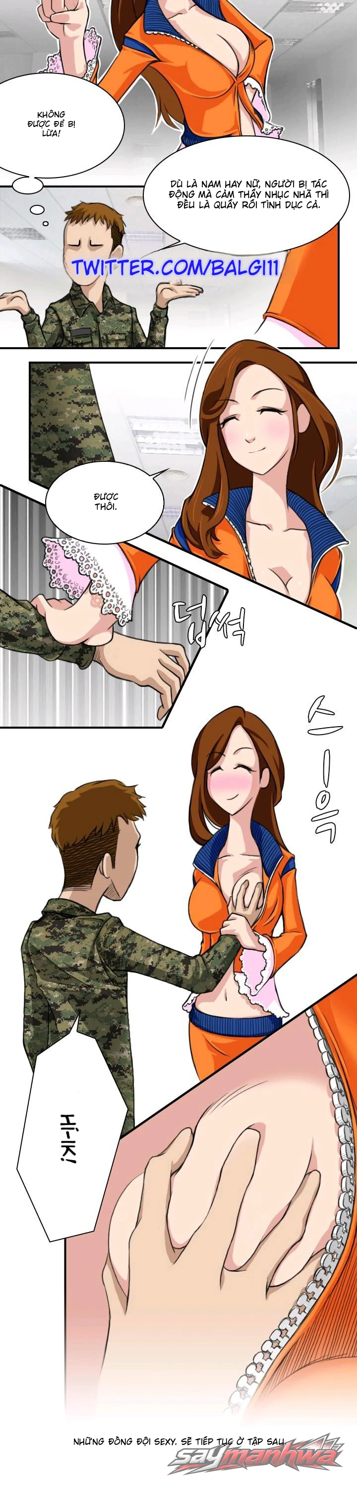Những Đồng Đội Gợi Cảm Chương 3 page 4