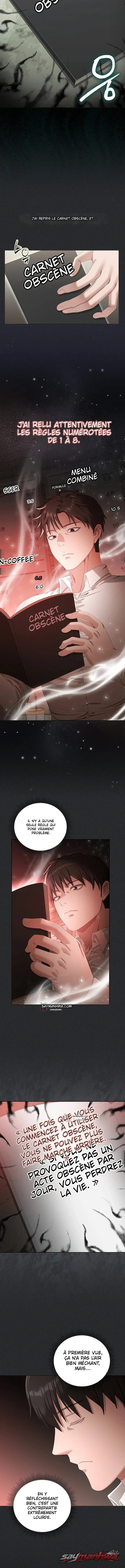 Comme écrit dans le carnet obscène Chapitre 2 page 11