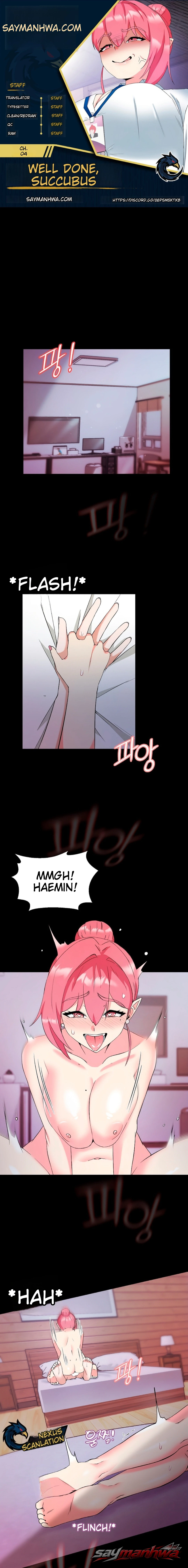 Well done, Succubus Chapter 4 page 1